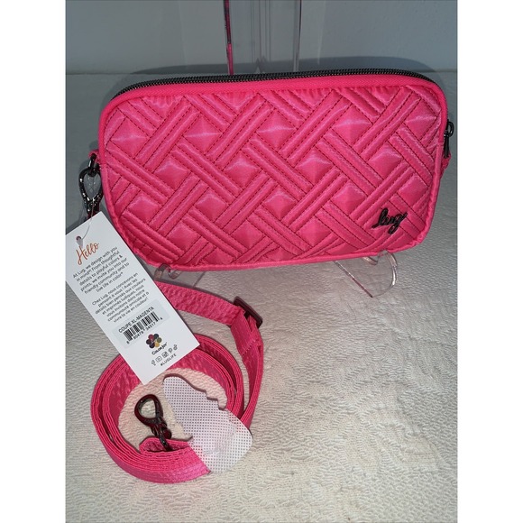 Lug Convertible Crossbody Bag - Coupe XL Magenta Pink